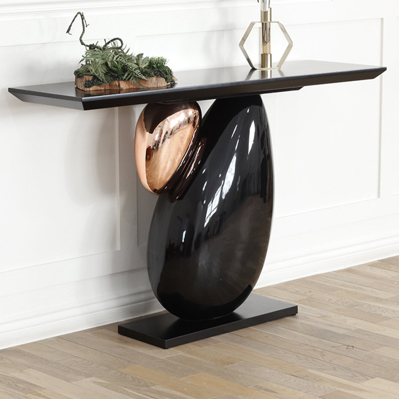 Light luxury simple console table, 34.6" H x 51.2" W x 15.7" D
