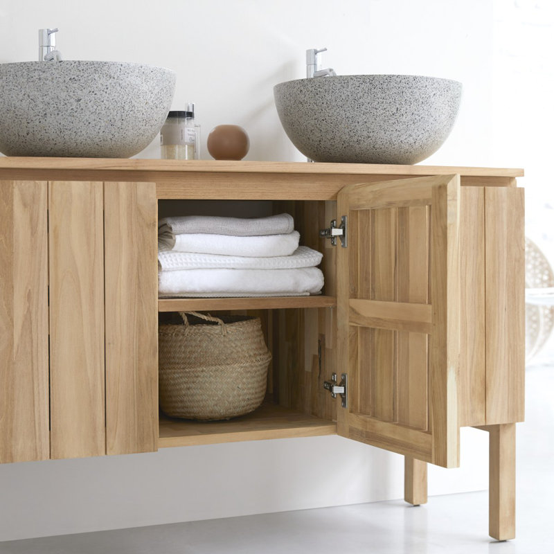 Jill 47.24'' W Double Bathroom Vanity Base