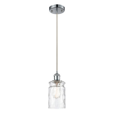 Luminaire suspendu cylindrique simple à 1 lumière Barner