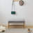 Upholstered Shoe Storage Bench With Cushioned Seat, End Of Bed Bench With Open Shelf And Metal Legs For Entryway-1607292842