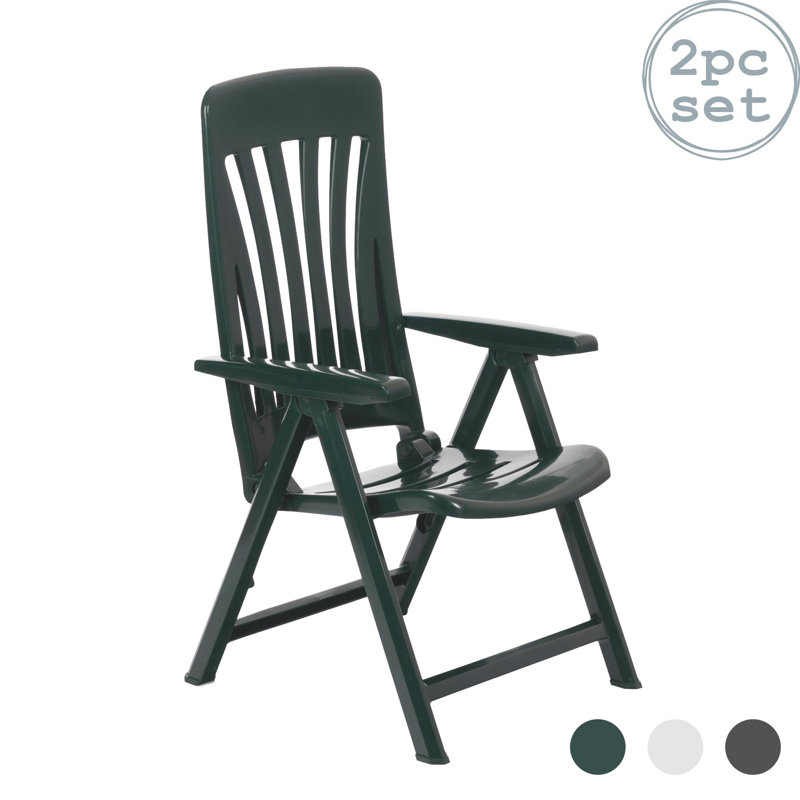 35.00cm H Stacking Armchair, Green