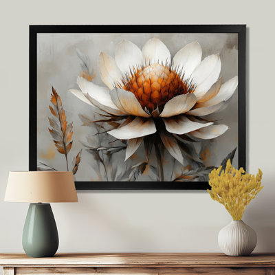 The Winter Wild Thistle Bloom III - Thistle Wall Art