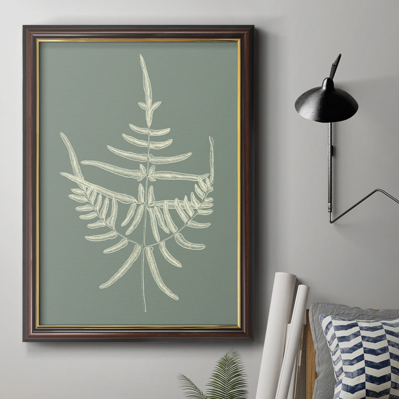 Ferns On Sage I " Ferns On Sage I ", 20" H x 16" W x 2.5" D