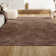 Antto Solid Low-Pile Brown Rug