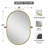 Metal Oval Wall Mirrors with Tilted Frame-1577613024-1577613038