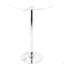 Table de bar contemporaine transparente Clear