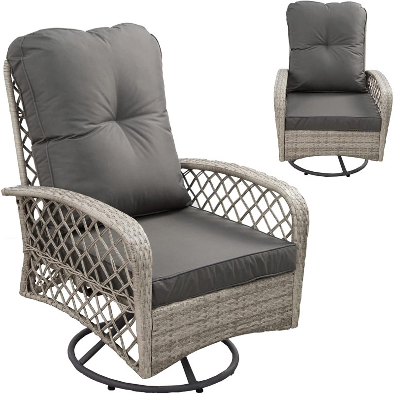 Steel Outdoor Glider, Grey