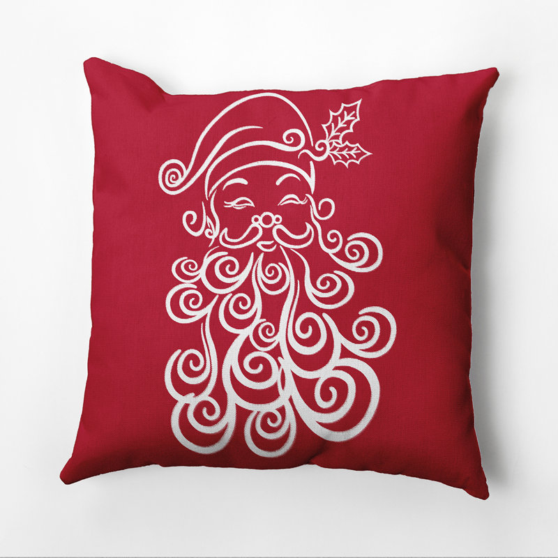 Housse de coussin carré et insert, Rouge, 20 po x 20 po