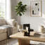 Sculpture moderne en marbre à nœuds abstraits pour la décoration intérieure - objet décoratif pour bureau, présentoir de décoration de salon - noir et blanc-107086708