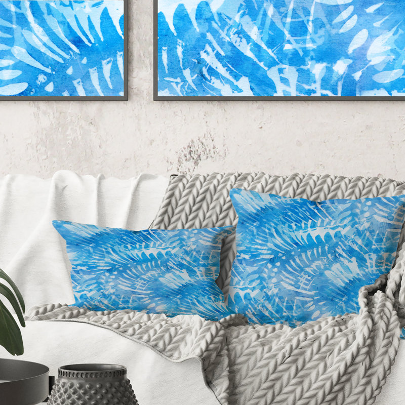 Abstract Throw Pillow, 16" x 16"