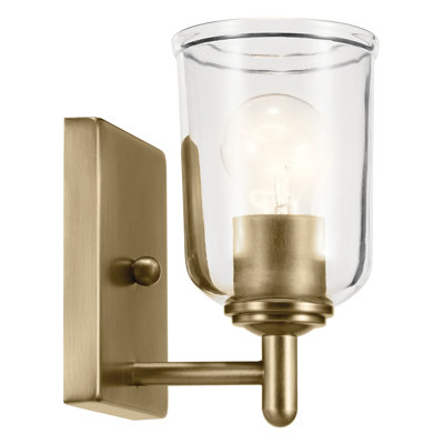 5" 1-Light Wall Sconce with Clear Glass