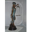 Grande statue en bronze Lady Justice - Taille: L 22 po x l 13 po x H 44 po.