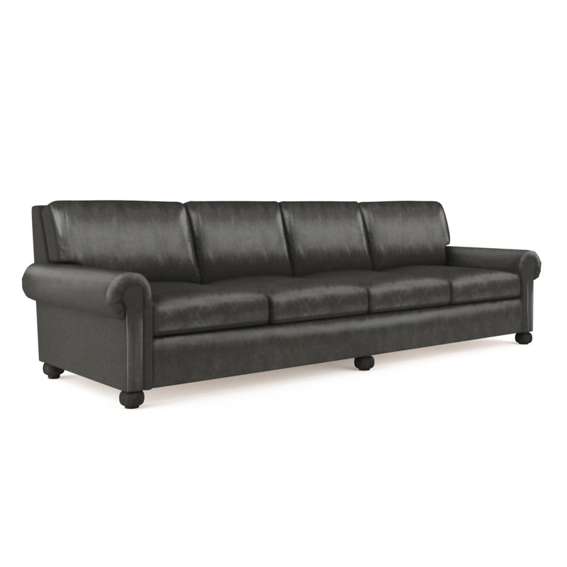 Leroy Sofa, 36" H x 120" W x 49" D, Pumice Velvet 