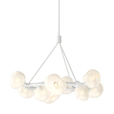 Ume 9 - Light Wagon Wheel Pendant