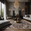 Tapis gris soyeux et moelleux-1375751594