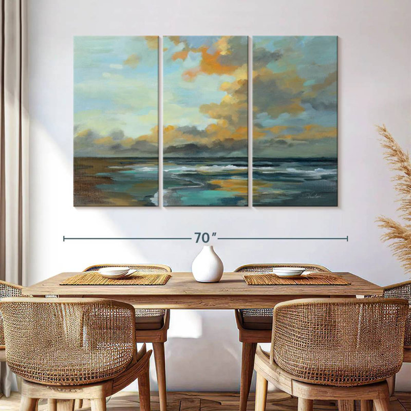 Gillard Oceanside Sunset, 42" H x 65" W