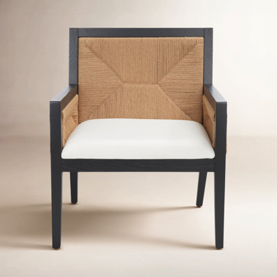 Hudgins Woven Accent Chair by Birch Lane