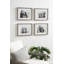 Ambrine Gray Wood Picture Frame - Set of 4 with Mat