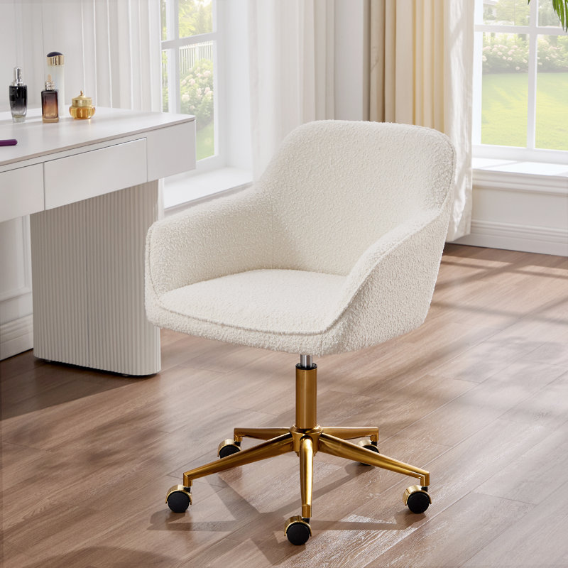 Chaise de travail Adamell, White