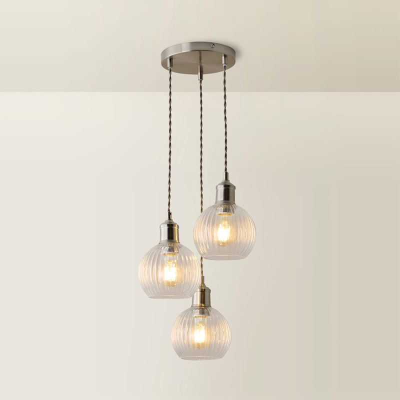Albrey 3 - Light Pendant, Brushed Nickel, No