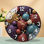 Christmas-Ornament-Clock-With-Numbers Art - 12'' Modern Glass Wall Clock