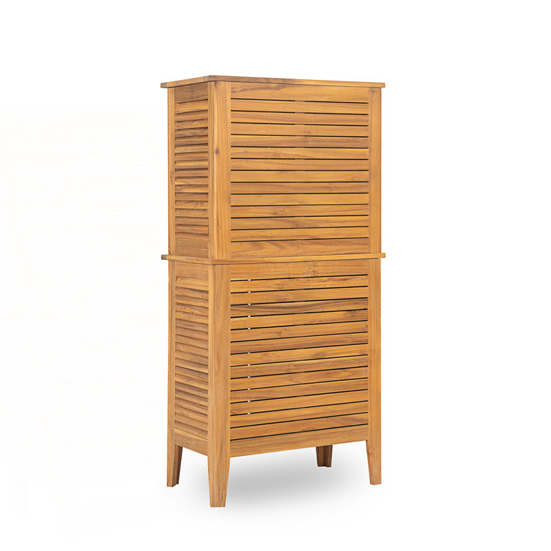 Armoire d'extérieur à lattes, armoire d'appoint