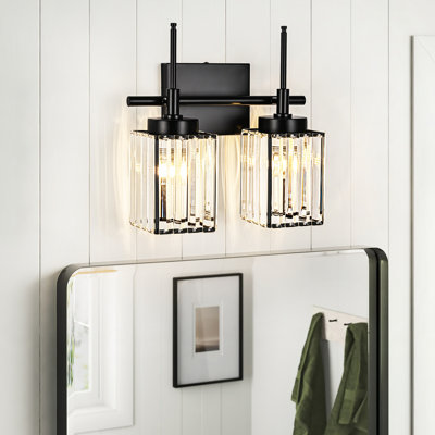 Edgars Modern Crystal Dimmable Vanity Light