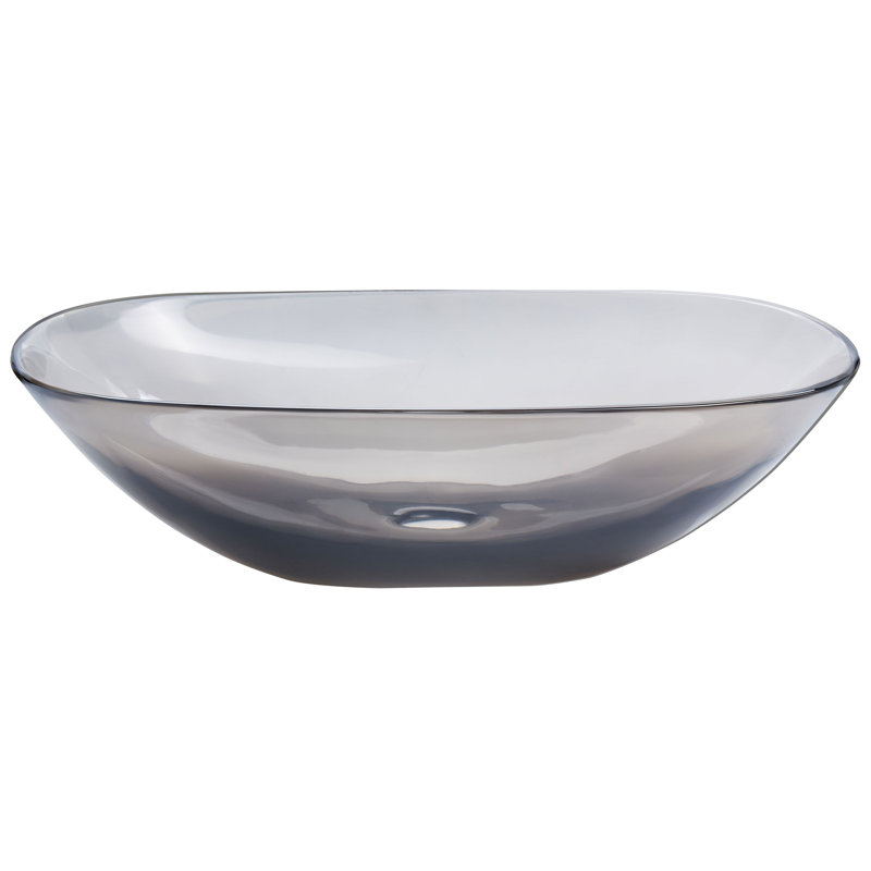 Ivy Bronx Chanoch Solid Surface Oval Sink, Black