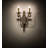 Angelique Steel Candle Wall Light