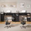 Bureau d'ordinateur avec support pour moniteur et station de charge, bureau de jeu avec lumières DEL et tiroirs-542815308-543857539
