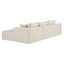 Canapé combiné sans rembourrage avec coussins 2 pièces sans assemblage Thaxted-268018564
