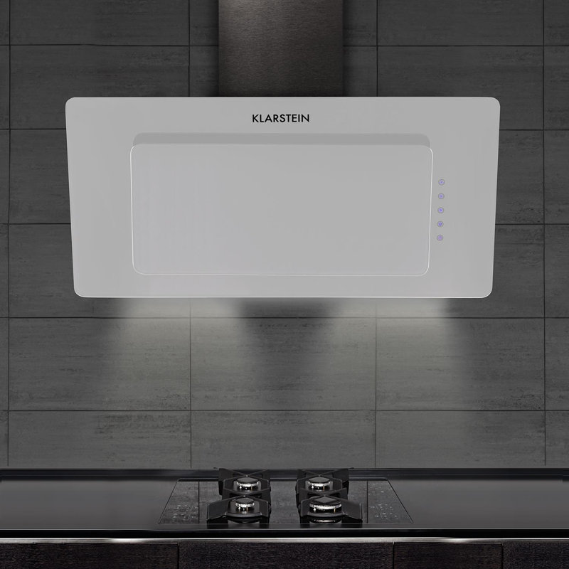 Lorea 90cm Ducted Wall Mount Cooker Hood, White
