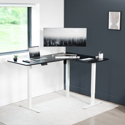 Bureau debout d'angle électrique VIVO