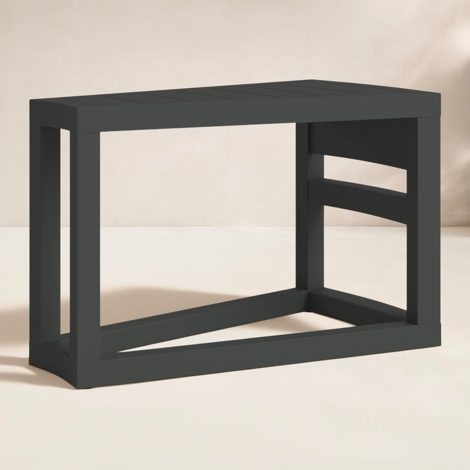 Bergeron 32 " Patio Side Table, Slate