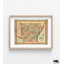 Arkansas 1854, impression de carte de l'Arkansas antique colorée, grande carte ancienne, bibliothèque murale, école, décoration murale, impression affiche