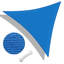 Toile d'ombrage triangulaire Yescom-113472272-113472278