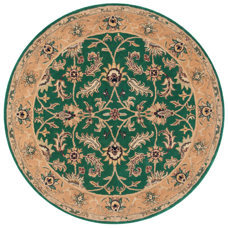 Tapis oriental touffeté Tressler, Rond 4 pi