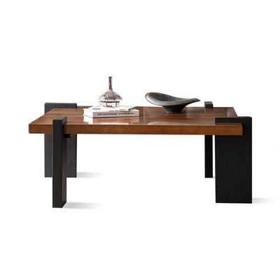 Picture color Solid Wood Square Coffee Table