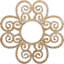 Cohen Wood Fretwork Pierced Ceiling Medallion-63411966-63411983