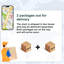 Meuble de cage double pour chien Chesterle