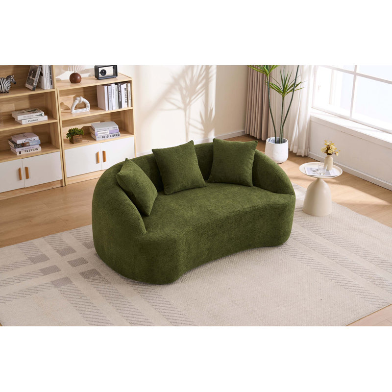 Causeuse Curved, Vert