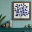 Deep Blue Branch II - Toile encadrée de qualité supérieure - prête à être accrochée-124647062-124647054