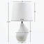 Lampe de table asymétrique en céramique