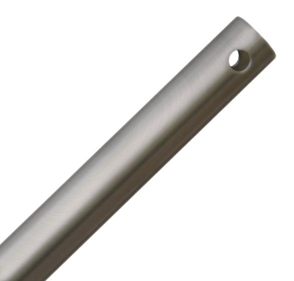 Anarkali Ceiling Fan Downrod in Brushed Pewter, Brushed Pewter, 18'' H x 0.5'' W x 0.5'' D