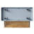 54inch Large Kitchen Island With Rubber Wood Drop Leaf, Embossed Texture Rolling Kitchen Cart On 4 Wheels With 4 Doors And 3 Drawers, Kitchen Island With Storage For Kitchen, Dining Room,grey Blue