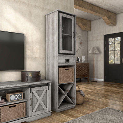 Izabella Curio Cabinet by Laurel Foundry Modern Farmhouse