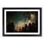 Milky Way Above the Treetops in Abstract - Picture Frame Graphic Art Print-55739917-55739919