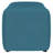 Delsur Peacock Blue Fabric Upholstered Tufted Accent Bench-361124375