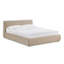 Lit en velours taupe texturé-1358582611-1358582610