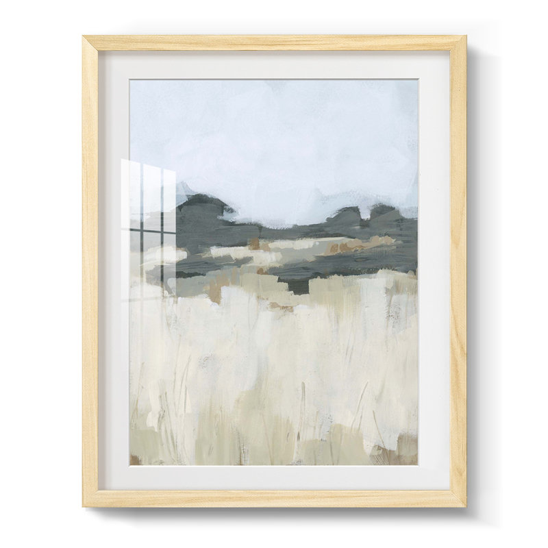 Coup de pinceau Badlands II - impression encadrée, Naturel, H 28,5 po x l 20,5 po
